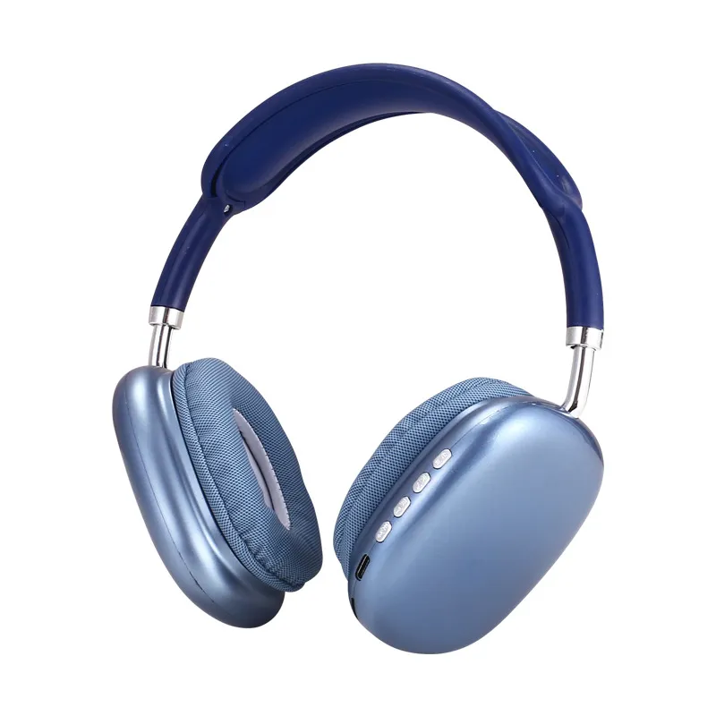 P9 Wireless Bluetooth Headphones – Over-Ear Stereo Bass Headset with Mic, Foldable Sports & Gaming Headphone for Phone/PC